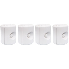 Set of 4 White Plastic Gazebo Leg Weights ? Add Strength & Stability to Gazebos, Marquees, Party Tents, Market Stalls, Fill with Water or Sand, Fits