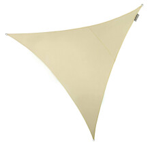 Kookaburra Waterproof Garden Sun Shade Sail Canopy in Ivory 98% UV Block (5m Triangle)