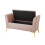 GFW Pettine Ottoman Storage Bench Blush Pink 5