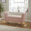 GFW Pettine Ottoman Storage Bench Blush Pink 1