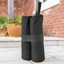 Harrier Heavy Duty Gazebo Weights - 2x Styles: Sandbags Or Concrete Solid Bases - Pack of 4/6 | Simply Anchor Your Garden Gazebo | Premium Marquee Leg