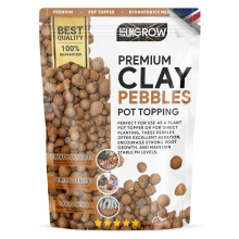 UK GROW Premium Orange Expanded Clay Pebbles ? 1L Bag for Superior Horticulture & Decorative Pot Topping