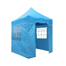 All Seasons Gazebos, Choice Of 5 Colours, 2x2m Heavy Duty, Fully Waterproof, Premium Pop Up Gazebo With 4 x Zip Up Side Panels, Carry Bag With Wheels