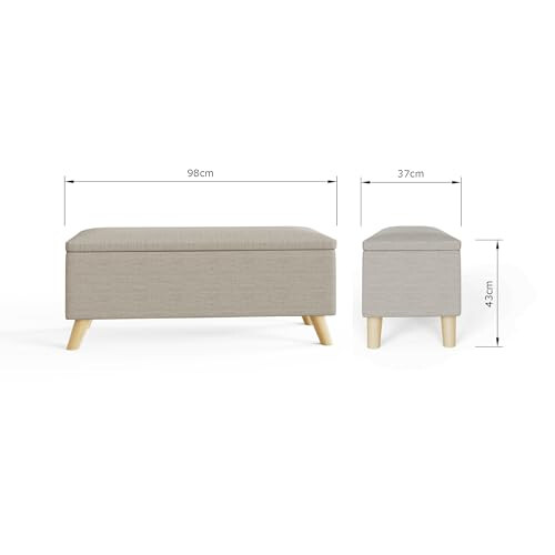 GFW Secreto Ottoman Storage Bench 1