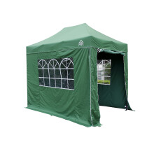 All Seasons Gazebos | 3x2m Pop Up Gazebo with 4 Premium Side Walls, Accessory Pack & Wheeled Bag | Heavy Duty, Fully Waterproof, High-Grade Materials