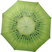 Bright Parasol Garden Umbrella Beach Shade Tilting Lovely Fruit Colours 180cm (Green Kiwi)