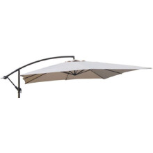 Megashopitalia Top Replacement Cover for Parasol 3 x 3 Meters 8 Splints Polyester Beige