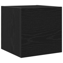TV-Möbel - HELLOSHOP26 - 30,5 x 30 x 30 cm - Schwarz - Ingenieurholz - 1 Tür