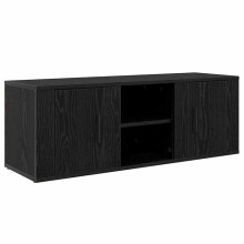 Mobile TV - HELLOSHOP26 - Rovere nero - 10031,535 cm - Spazioso spazio di archiviazione - Legno ingegnerizzato