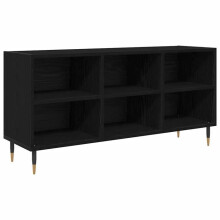 Móvel de TV - HELLOSHOP26 - Retangular moderno - Carvalho preto - 103,5x30x50 cm - Superfície anti-riscos
