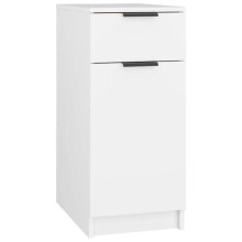 Armário de escritório - HELLOSHOP26 - Moderno - Branco - 33,5 x 50 x 75 cm - Gaveta e compartimentos