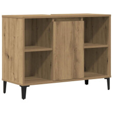 Unterbau-Schränke - HELLOSHOP26 - Moderne Holz-Eckschränke - 5 Fächer - Tür - 80x33x60 cm