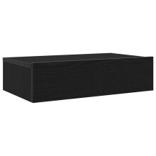 Wand TV-meubel - HELLOSHOP26 - 60 x 35 x 15,5 cm - RGB LED-verlichting - Hout van ingenieurskwaliteit - Grote opbergruimte