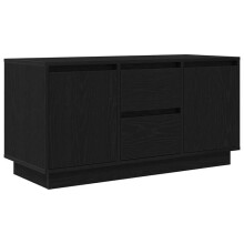 TV-meubel - HELLOSHOP26 - 100x41x50 cm - Engineering hout - 2 deuren 2 lades - Verstelbare RGB LED