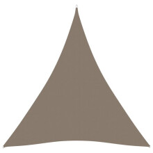 Voile d'ombrage - HELLOSHOP26 - 02_0009909 - Triangulaire - 5 x 5 x 5 m - Tissu Oxford PU anti-UV