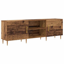 Mobile TV - HELLOSHOP26 - 150x30x50 cm - Legno ingegnerizzato - 2 porte, 2 ripiani - Design minimalista