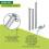 Windhager Basic 10705 Sun Sail Pole Set, Steel Pole, Standing Pole for Sun Sail, Rustproof, Mast Height Max. 240 cm 4