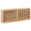 VidaXL vidaXL Solid Walnut Wood Shoe Storage Bench - Compact, Multipurpose & Durable - Natural Color, Convenient Storage and Seating Solution 1