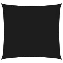 vidaXL Sunshade Sail - UV-protective and Water- Outdoor Sunshade - Made from PU-coated Oxford Fabric - Easy-to-Assemble - 5x5m Square - Black