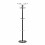 AMBERLINNEN LTD Freestanding Coat Stand with Marble Base, Metal Frame, Multiple Hooks, Black 1