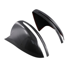 Horned Style Side Rear View Mirror Cover Trim for W205 W213 W222 A0998110122 A0998110222 Carbon Fiber