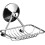 Premier Housewares Chrome Suction Soap Dish No Drill Bathroom 1