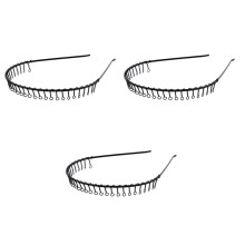 3X Sport Herren-Metallband Haarspange Haarreif Stirnband Haarband Fuer Fussball Laufsport