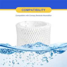 Filtre de Remplacement pour Humidificateur pour Humidificateur de Chevet à Baldaquin, Filtre en Papier de Pâte de Bois, Filtres D'Humidificateur 4