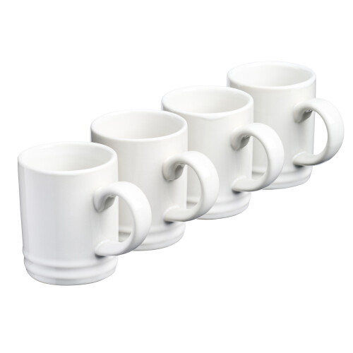 Cooks Professional Cooks Professional 4 Piece Espresso Cup Set | White