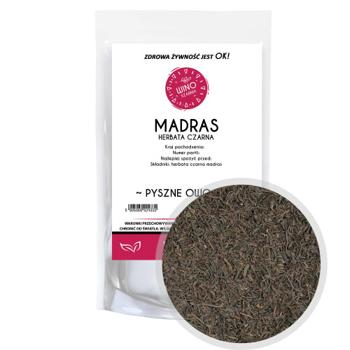 Schwarzer Blatttee Madras, Indien – 100 g Schwarzteeblätter