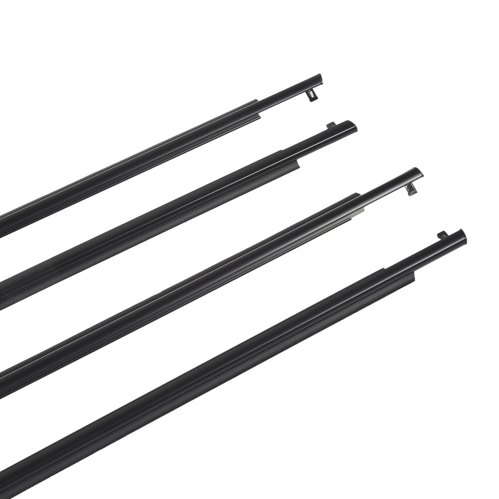 4Pcs Durable Window Seal Weatherstrip Rav4 2006 Black 7055741168789