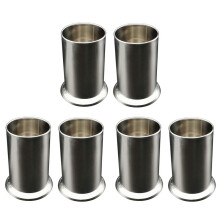 6X Porte-Paille en Acier Inoxydable, Distributeur de Paille de Comptoir, Organisateur de Couverts, CuillèRes Fourchettes Rangement des Baguettes