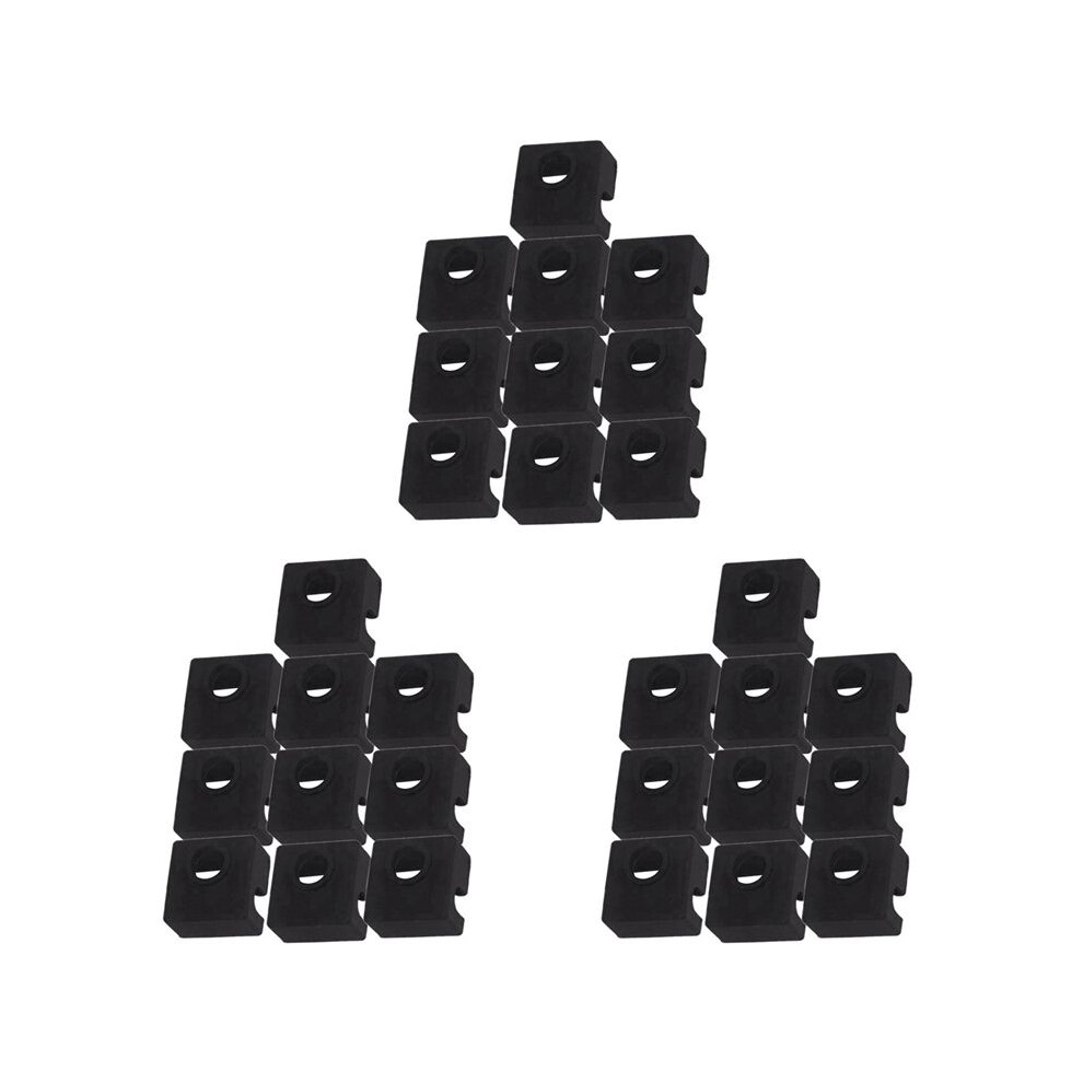30Pcs/Lot 3D Printer Nozzle Silicone Socks Cover Heating Insulation Case For Heater Block For -3 Cr-10 Extruder 6032211586657
