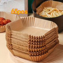 (130pcs) 65/130 Non-Stick Air Fryer Disposable Baking Paper Liners, Compatible with Most Air Fryer Models, Oil-Proof