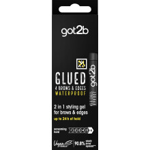 got2b glued for Brows & Edges eyebrow gel, vegan waterproof eyebrow gel, fast drying with no residue or stickiness 16ml
