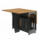 Mercers Furniture Corona Charcoal Butterfly Dining Set Drop Leaf Solid Wood Pine Wooden 7