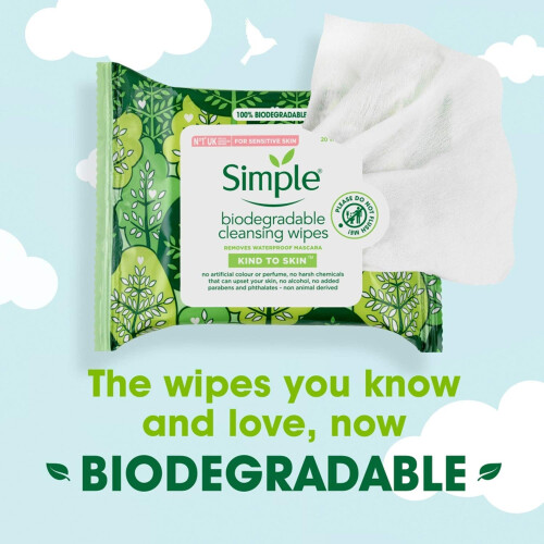Lynx Simple Kind To Skin, Biodegradable Cleansing 1