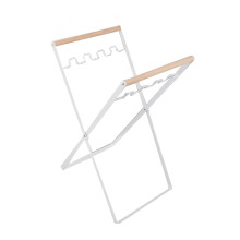 Faltbarer Metallgitter-Müllkorb mit 2 Beuteln, 46,5x56,3x24,5 cm, Weiß