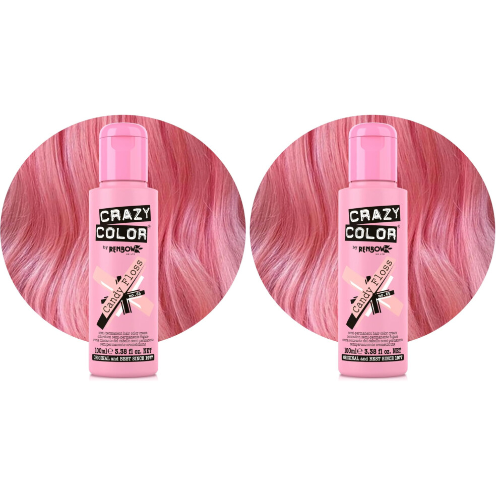 Crazy Color Pink Vibrant Candy Floss Semi-Permanent