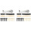 2X Guitar Bridge Pins Puller Pulling Remover Extractor Tool with 4 Pack Guitar Saddle Nut and 24 Pack Guitar Bridge Pins 1