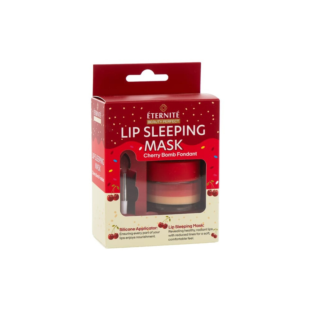 Eternite Lip Sleeping Mask Cherry Bomb + Silicone Applicator
