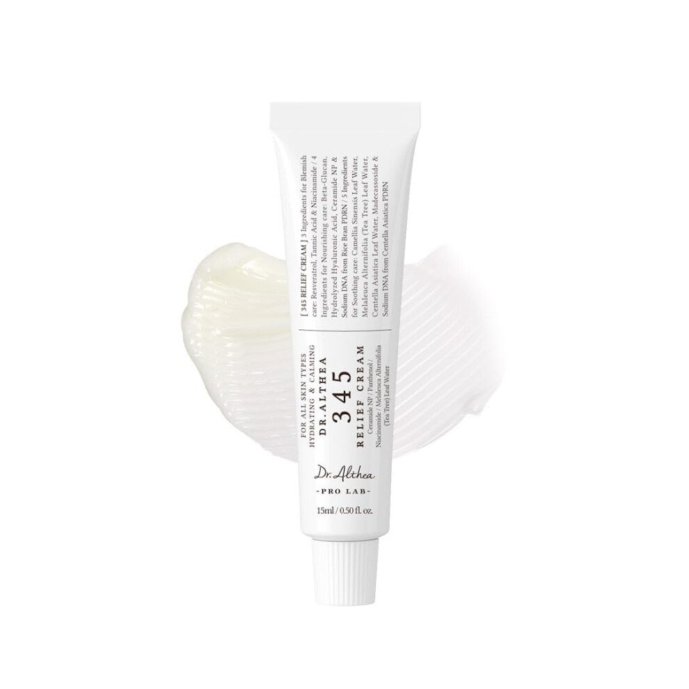Dr.althea 345 Relief Cream | Moisturizer For Soothing Recovery And Blemish Care With Pdrn & Niacinamide | Korean Vegan Skin Care For All Skin Types, 0