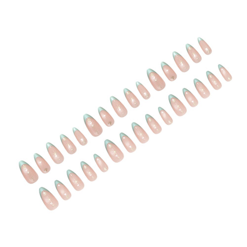 30pcs Reusable Resin Press On Nails, Long Lasting DIY 1