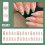30pcs Reusable Resin Press On Nails, Long Lasting DIY 5