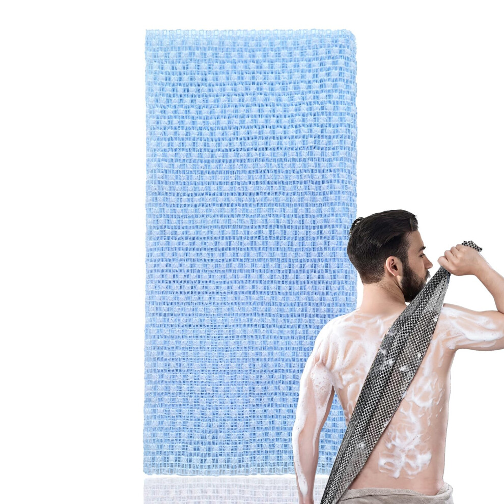 Xianzander Japanese Exfoliating Towel,Exfoliating Shower Towel,Extra Long Exfoliating Washcloth,Exfoliating Body Scrubber For Men Women
