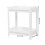 White 2-Layer Plastic Bathroom Tower Shelf 2