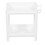 White 2-Layer Plastic Bathroom Tower Shelf 3