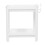 White 2-Layer Plastic Bathroom Tower Shelf 1