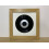 (Oak) 7-Inch Vinyl Record Frame: White Mount, 11"x11" Frame 1