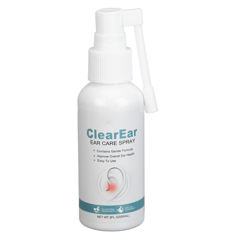 2pcs Tinnitus Relief Spray 60ML Ear Discomfort Organic Extract